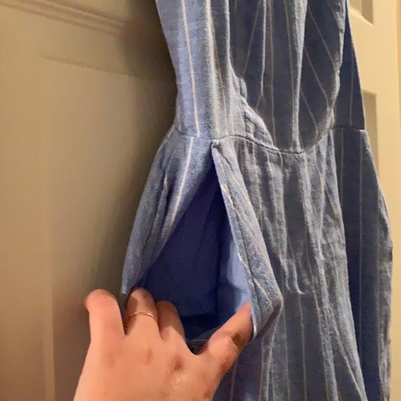 Pin striped jumpsuit - Picture 2 of 3